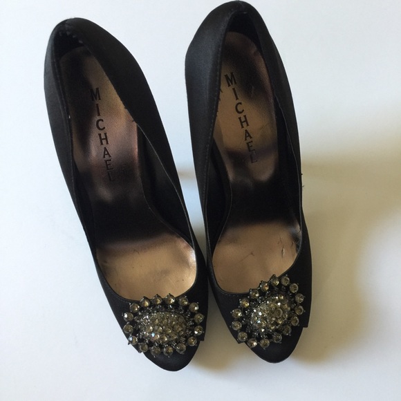 Vintage Michael Antonio Black Heels - Picture 2 of 5